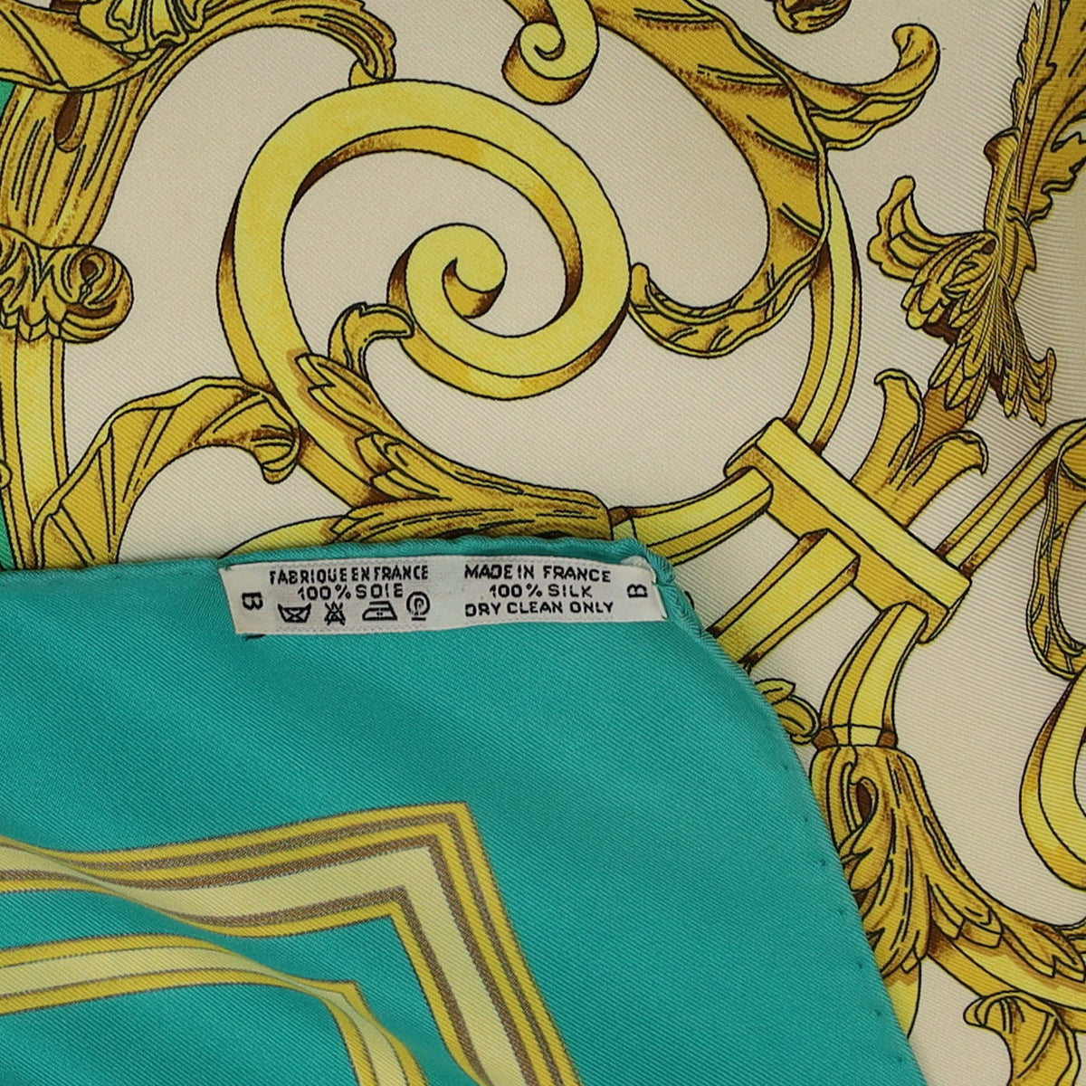 Hermès Les Tuileries Silk Scarf