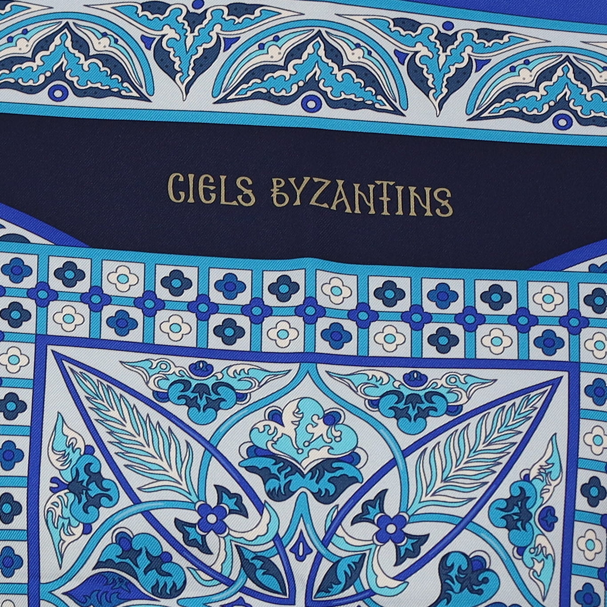 Pristine Boxed Hermès Ciels Byzantins Silk Scarf