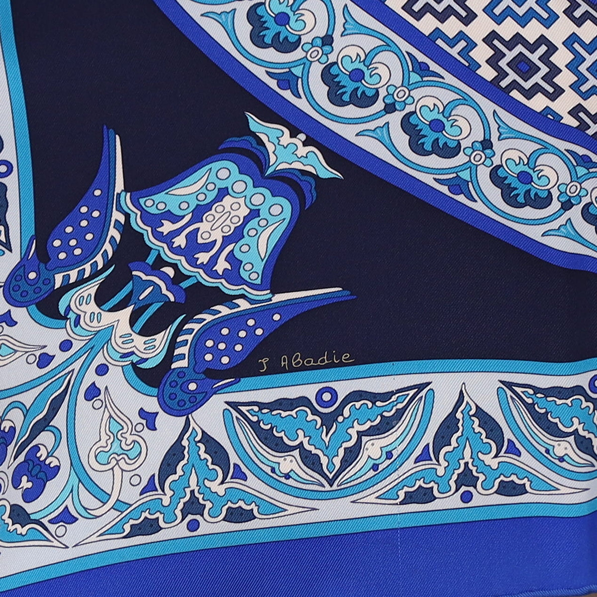 Pristine Boxed Hermès Ciels Byzantins Silk Scarf