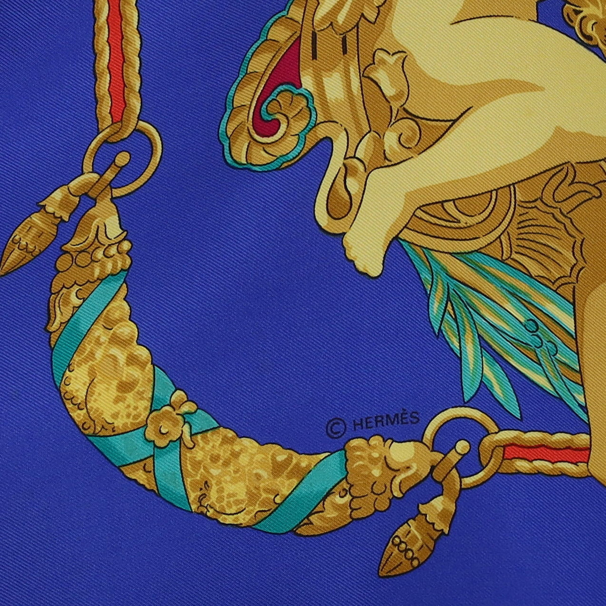 Hermès Hommage a Charles Garnier Architecte de L'Opera de Paris Silk Scarf