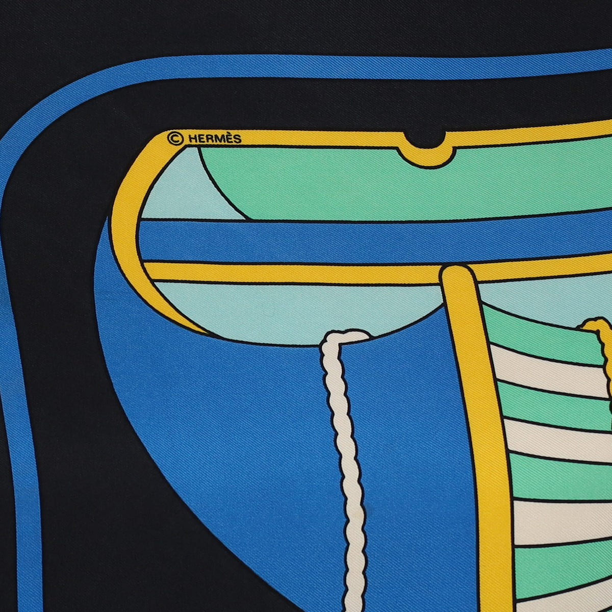 Hermès Thalassa Silk Scarf