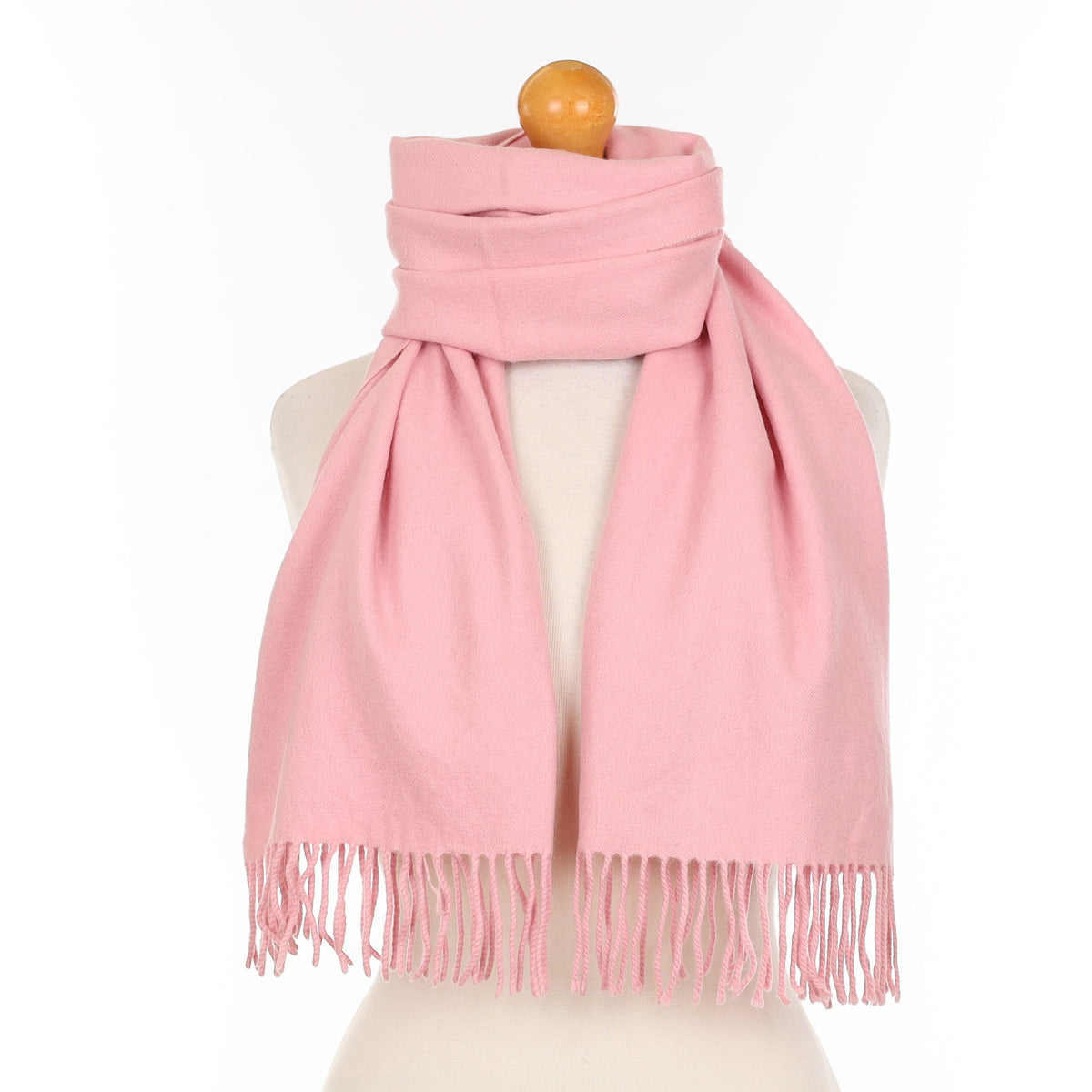 Light Pink Cashmere Woven Scarf