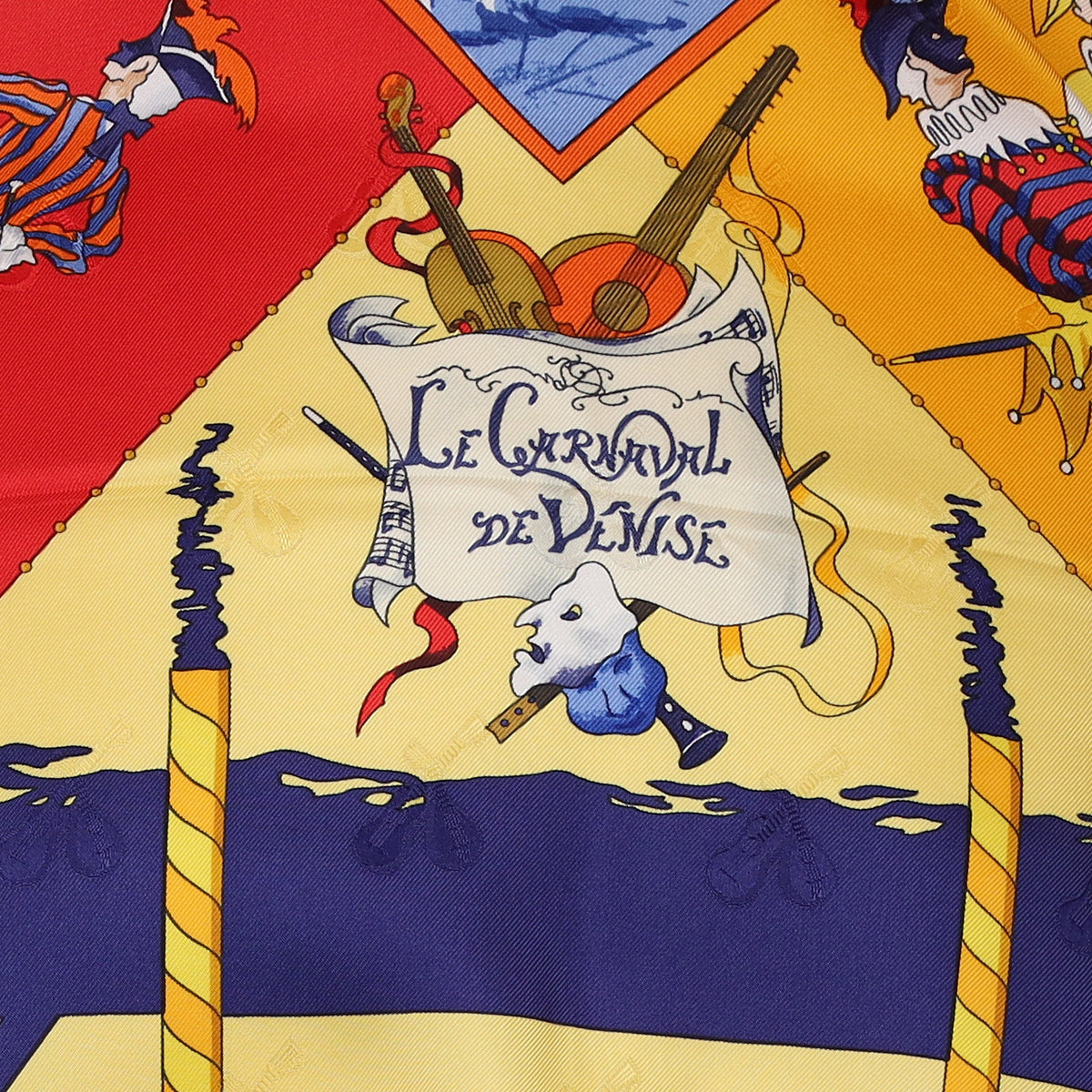 Boxed Hermès Le Carnival De Venise Silk Scarf Quite Rare