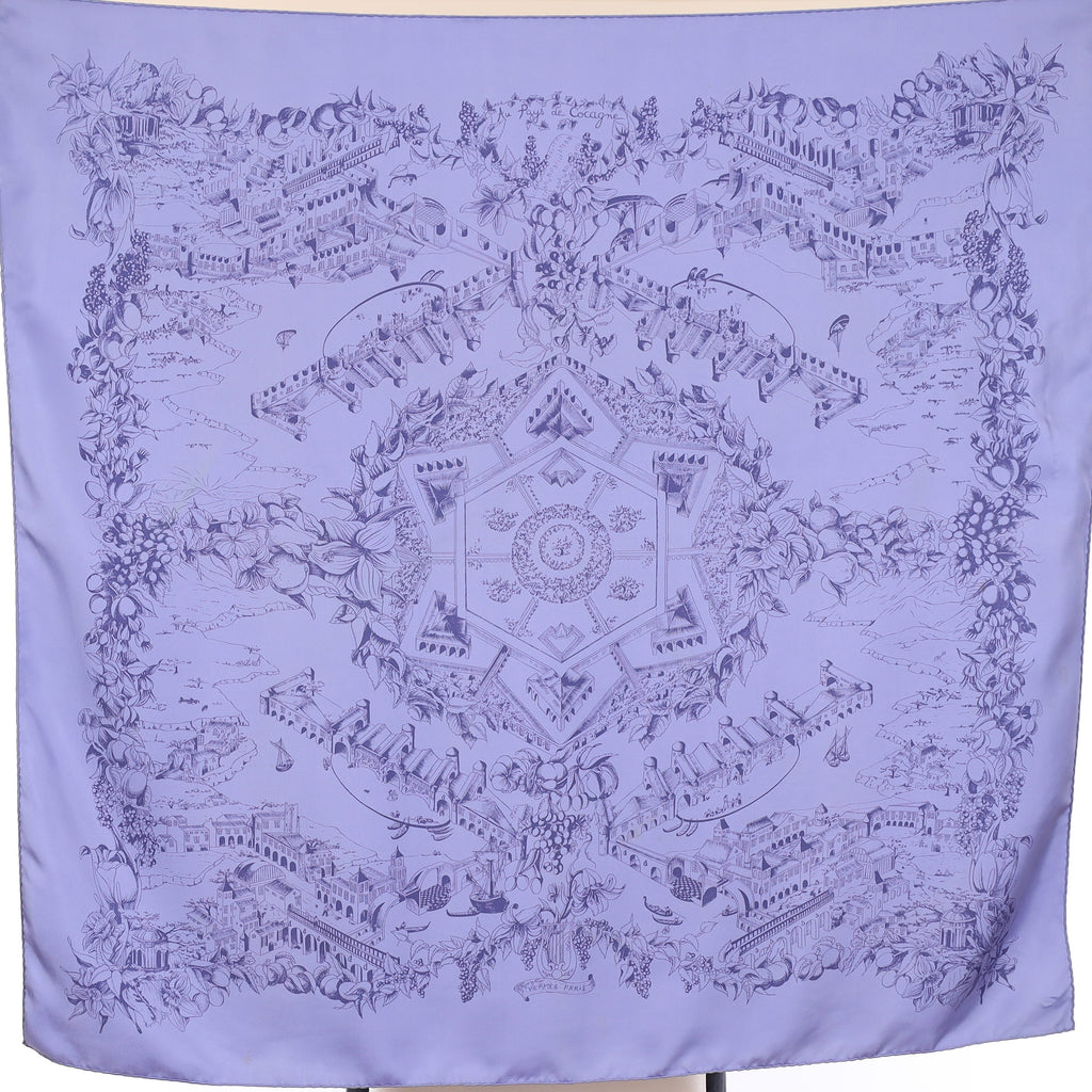 Hermès Au Pays de Cocagne Silk Scarf