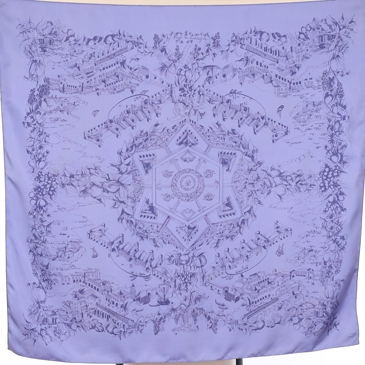 Hermès Au Pays de Cocagne Silk Scarf