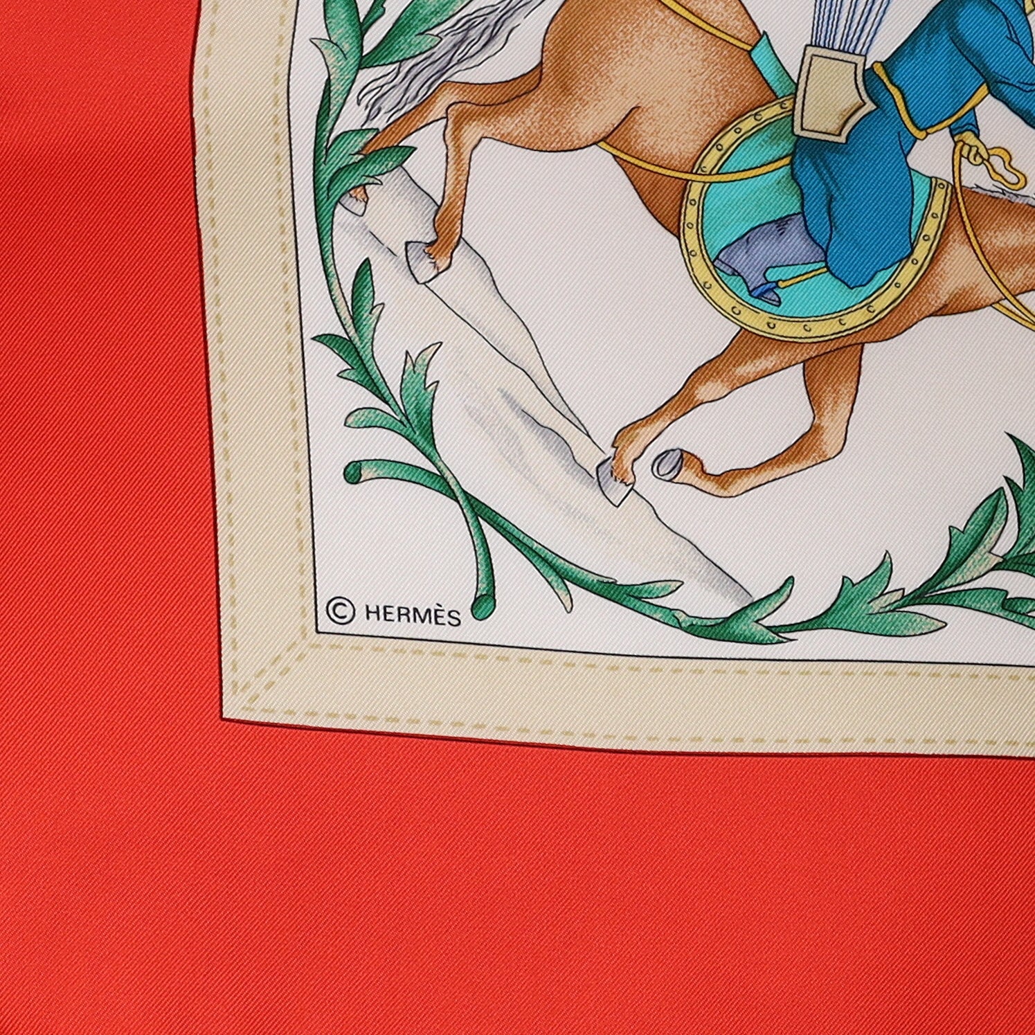 Boxed Hermès Costumes Civils Actuels Silk Scarf Rare