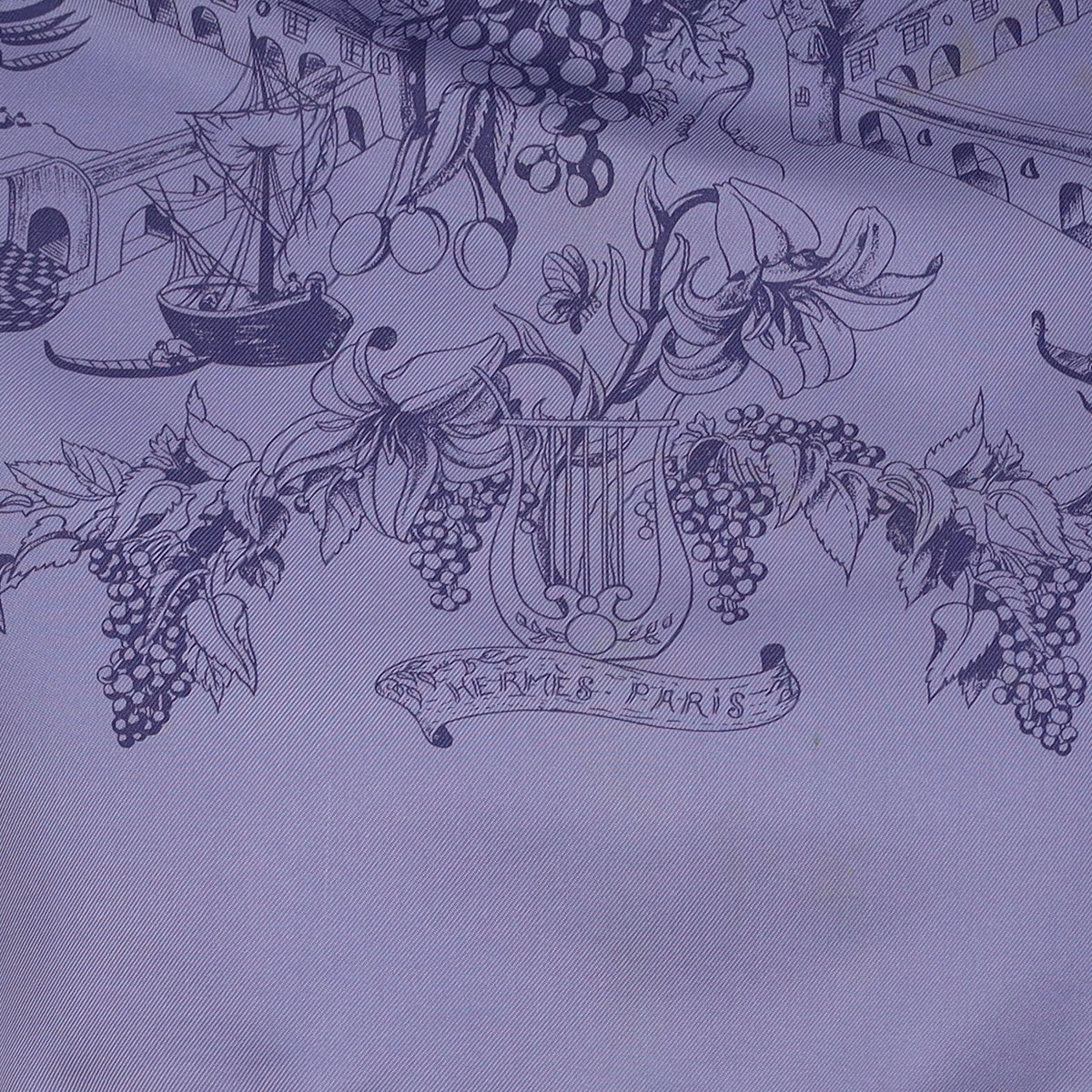 Hermès Au Pays de Cocagne Silk Scarf