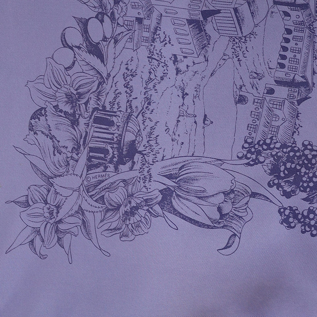 Hermès Au Pays de Cocagne Silk Scarf