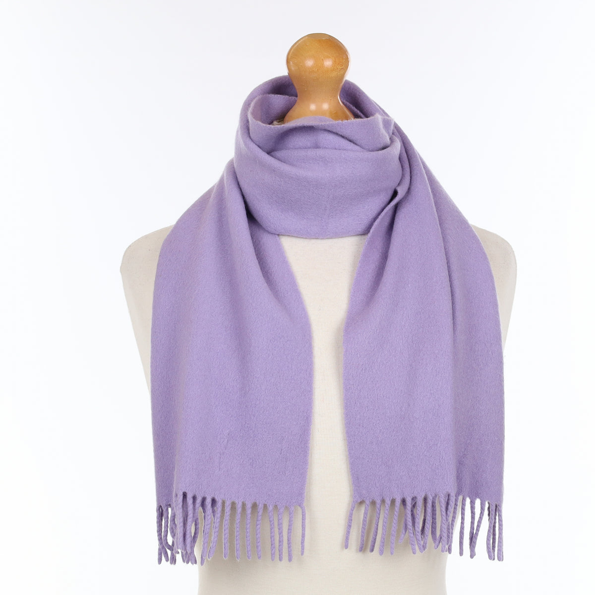 Periwinkle Purple Cashmere Woven Scarf
