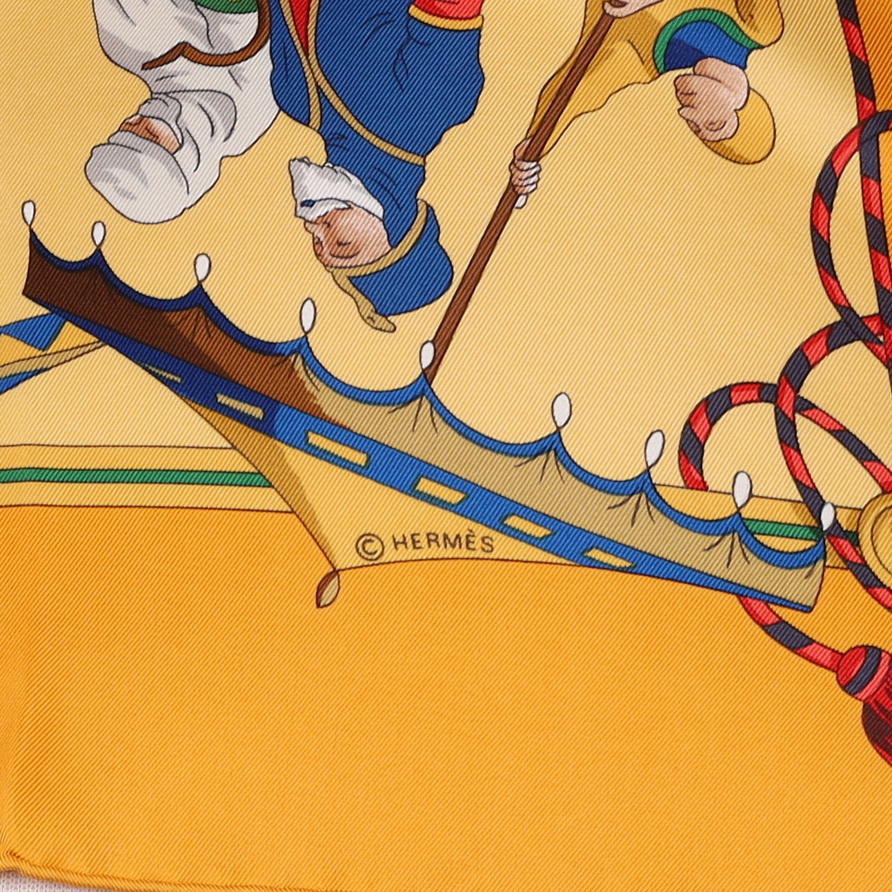 Brand New Boxed Hermès Ombrelles et Parapluies Silk Scarf Rare