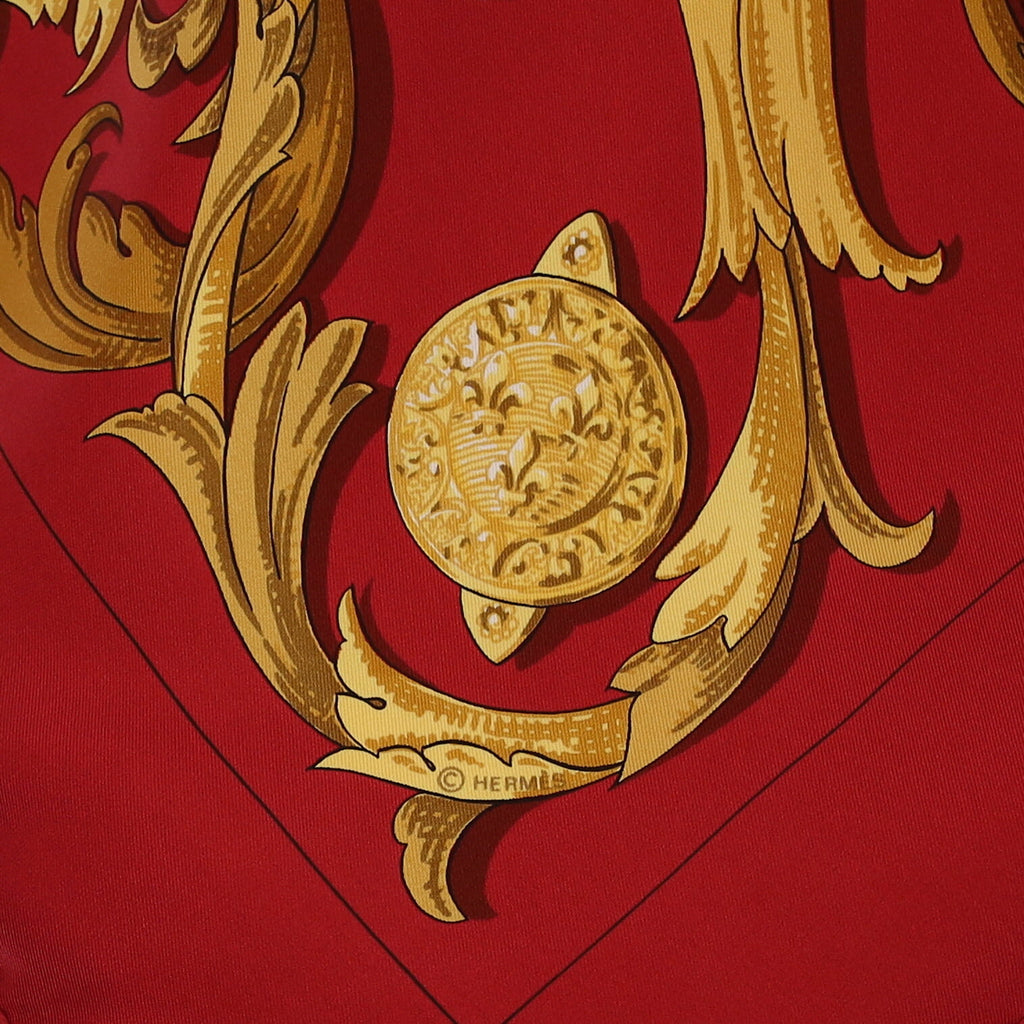 Hermès Le Mors "A la Conétable" Silk Scarf