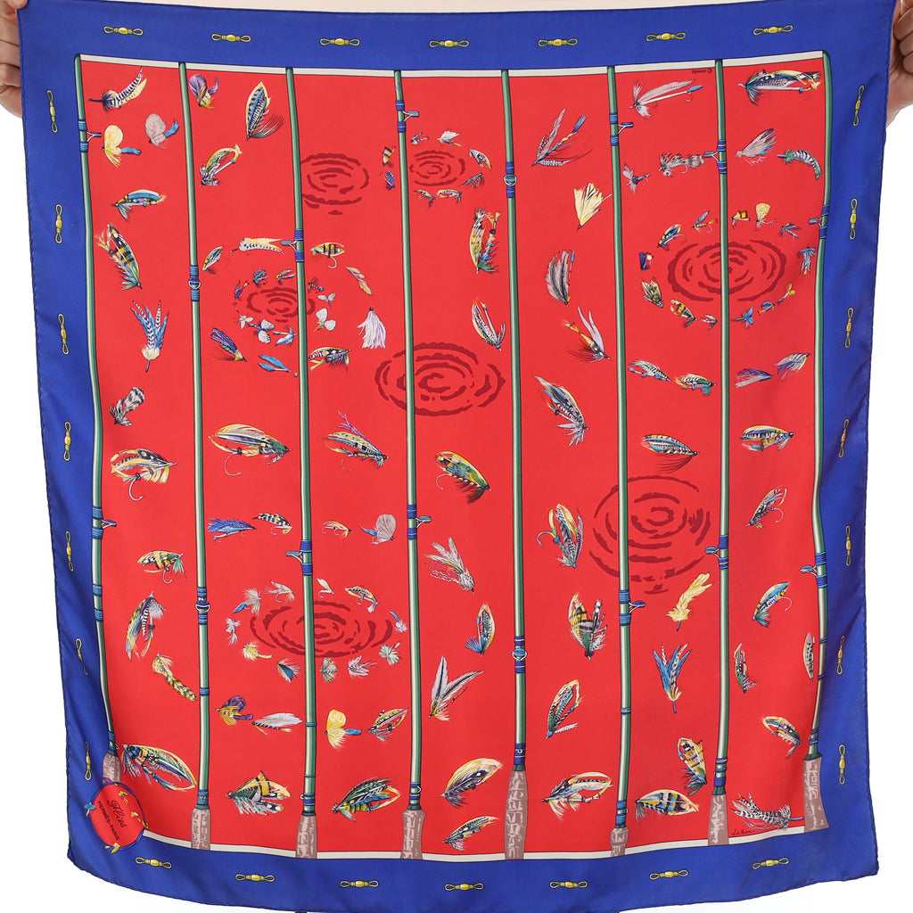 Hermès Flies Silk Scarf