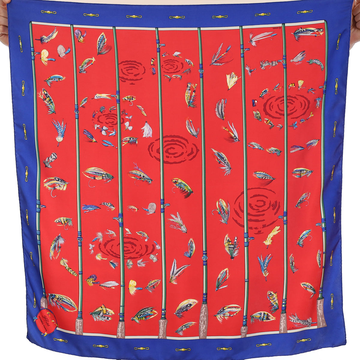 Hermès Flies Silk Scarf
