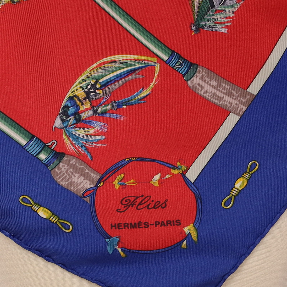 Hermès Flies Silk Scarf
