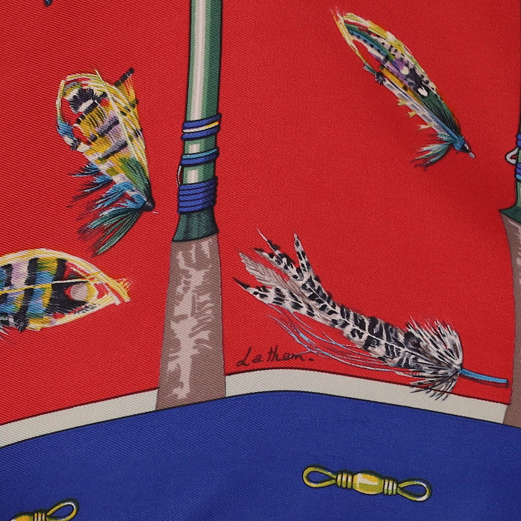 Hermès Flies Silk Scarf