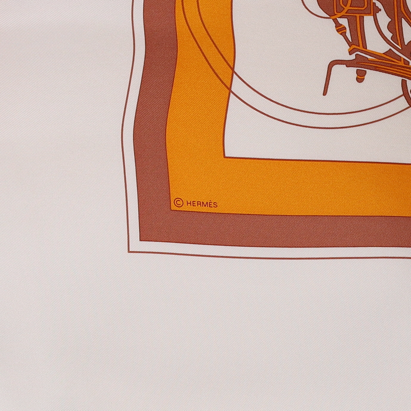 Brand New Boxed Hermès Ex Libris Silk Scarf