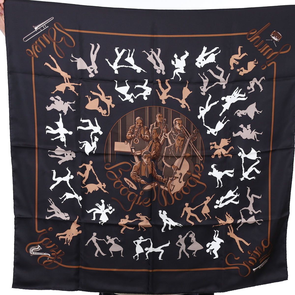 Brand New Boxed Hermès Boogie Woogie Silk Scarf Quite Rare