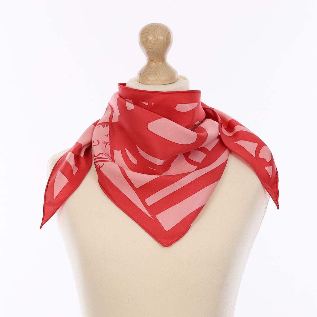 Hermès Brides de Gala Triangle Silk Scarf