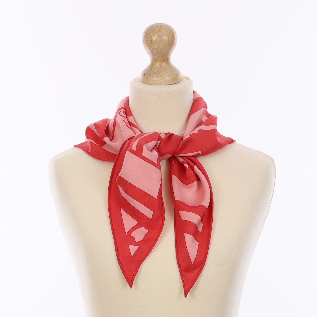 Hermès Brides de Gala Triangle Silk Scarf