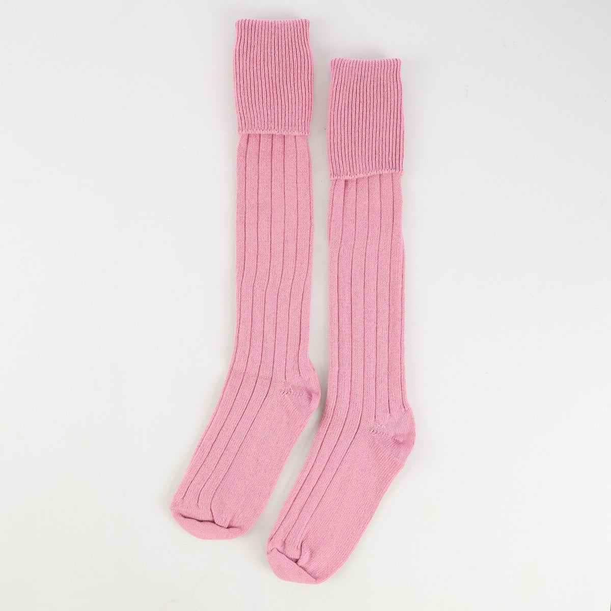 Men's Brand New Scottish Rose Pink Cashmere Shooting Socks UK 6-8