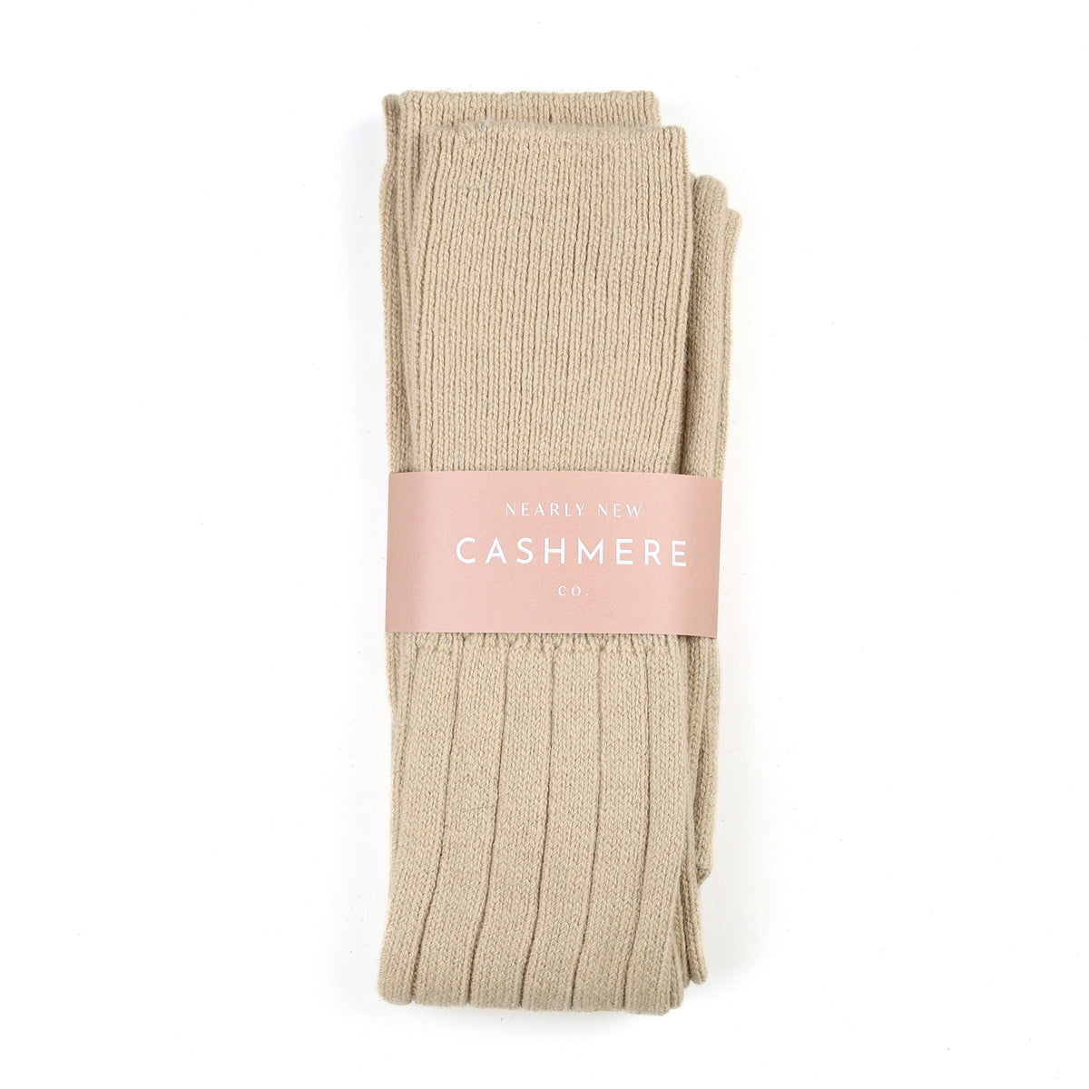 Men's Brand New Scottish Biscuit Brown Cashmere Shooting Socks UK 9-11
