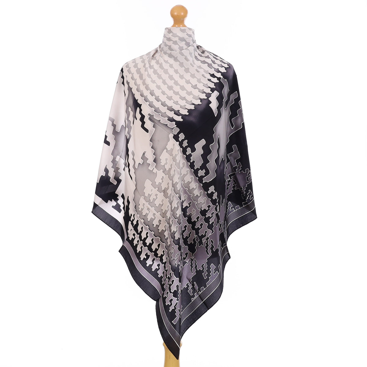 Pristine Barbieri Monochrome Silk Scarf