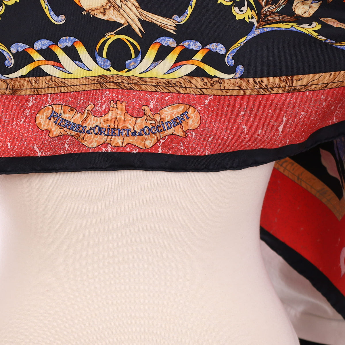 Hermès Pierres d'Orient et d'Occident Silk Scarf