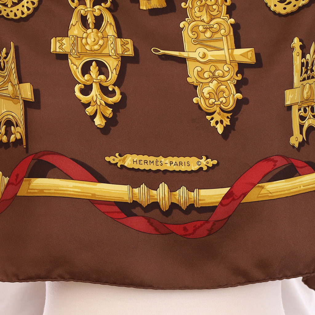 Hermès Ferronnerie Silk Scarf