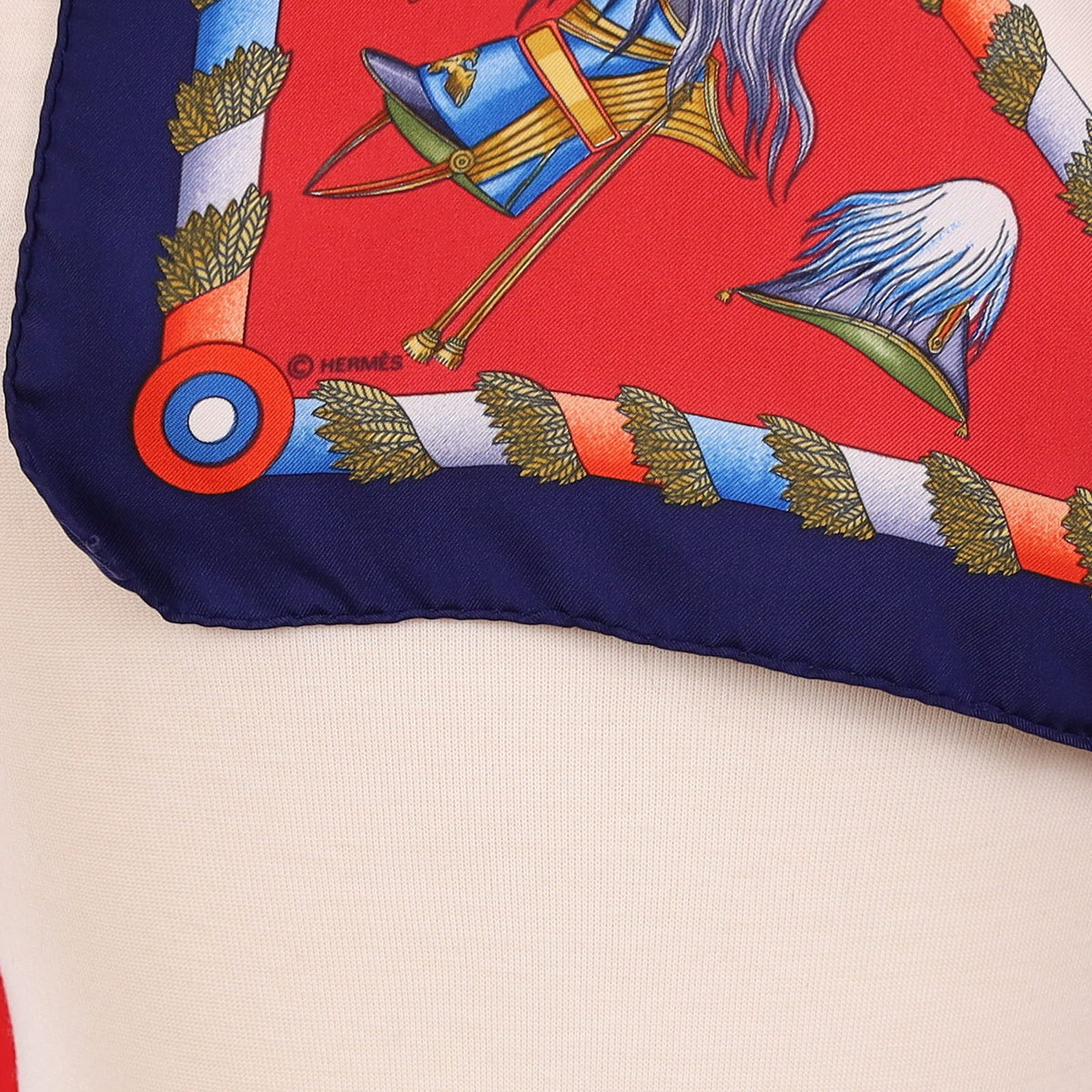 Hermès L'Armée Impériale Russe Silk Scarf