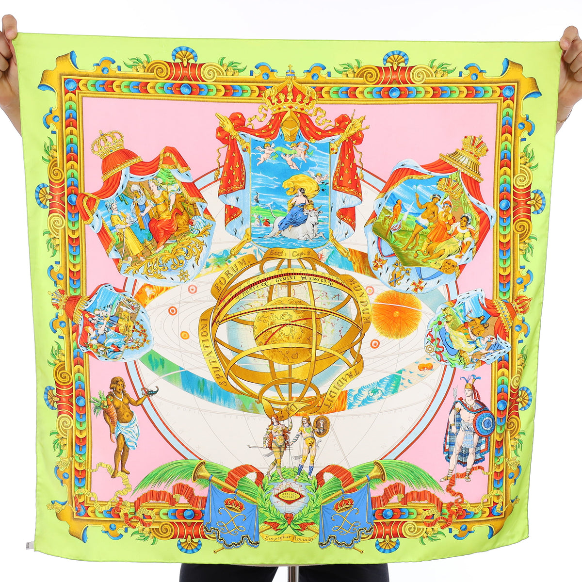 Versace ‘Roman Emperor’ Silk Scarf