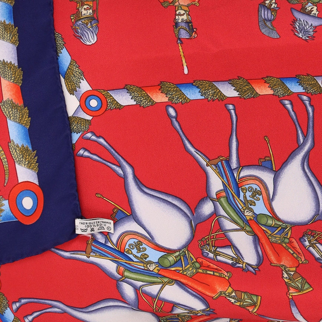 Hermès L'Armée Impériale Russe Silk Scarf