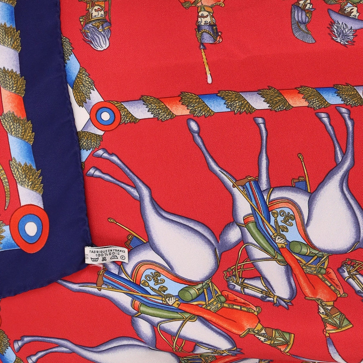 Hermès L'Armée Impériale Russe Silk Scarf
