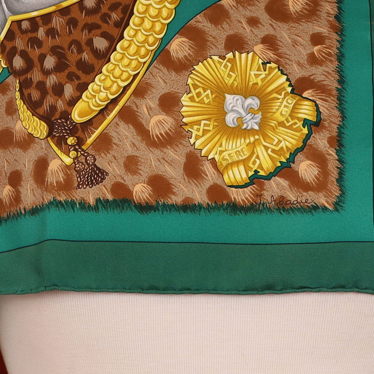 Hermès Casques et Plumets Silk Scarf