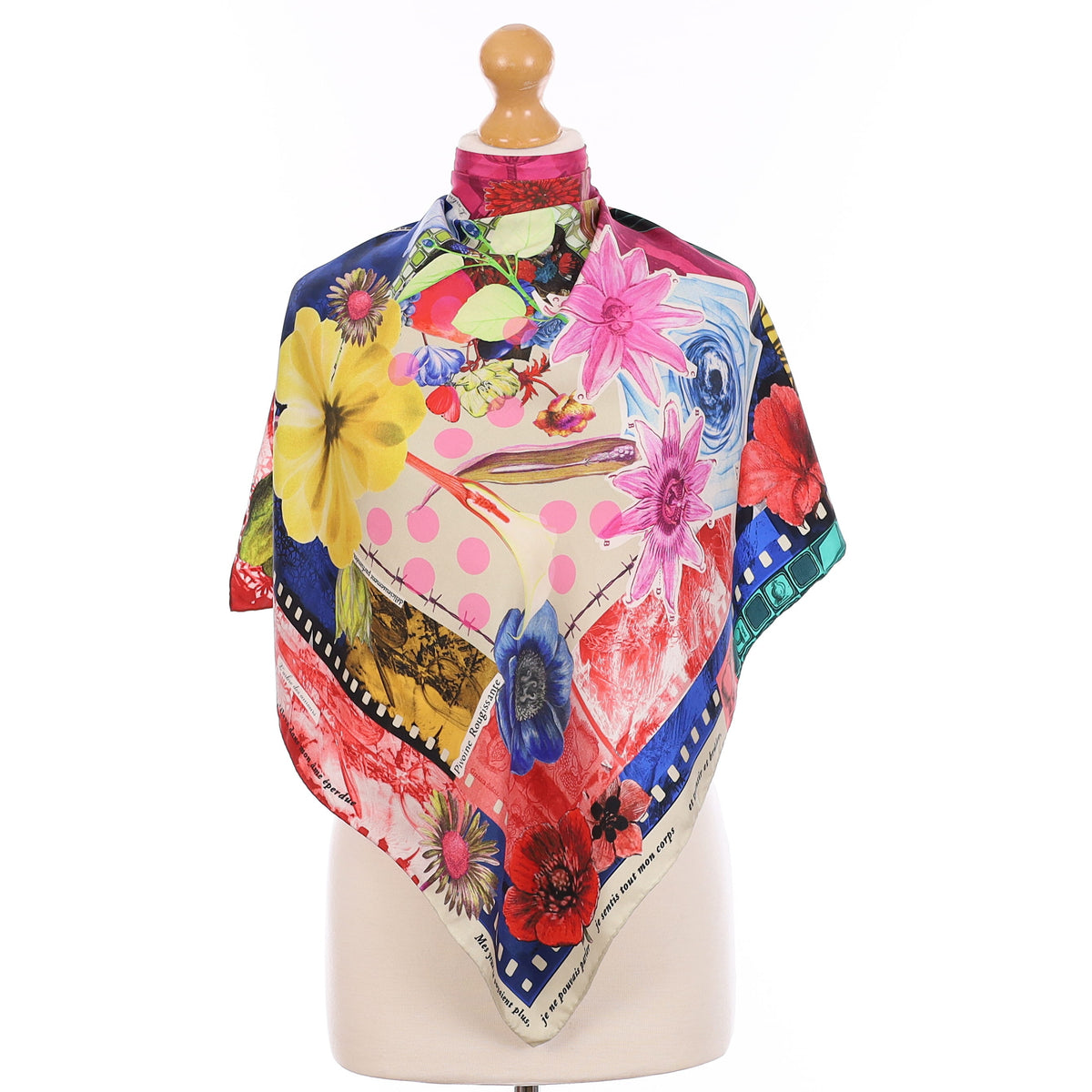 Christian Lacroix Abstract Silk Scarf
