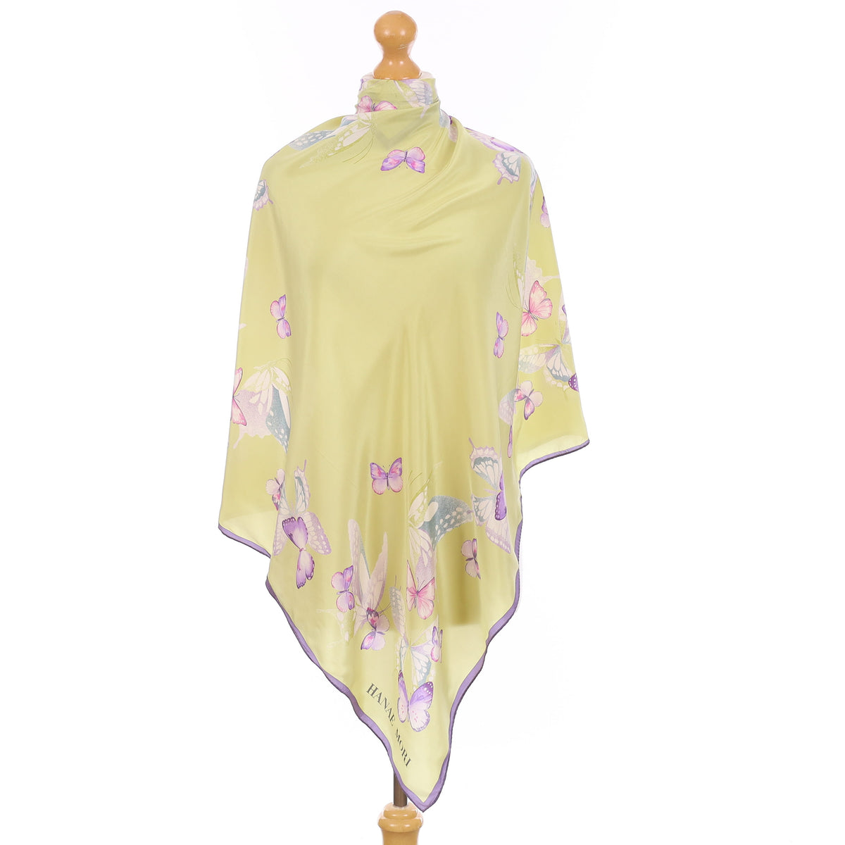 Hanae Mori Butterfly Silk Scarf