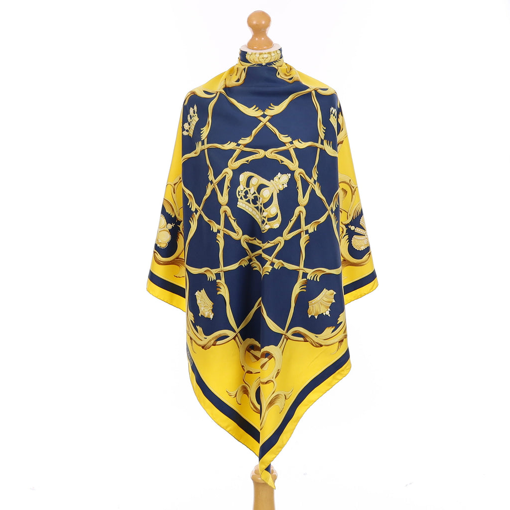 Hermès Couronnes Silk Scarf Quite Rare