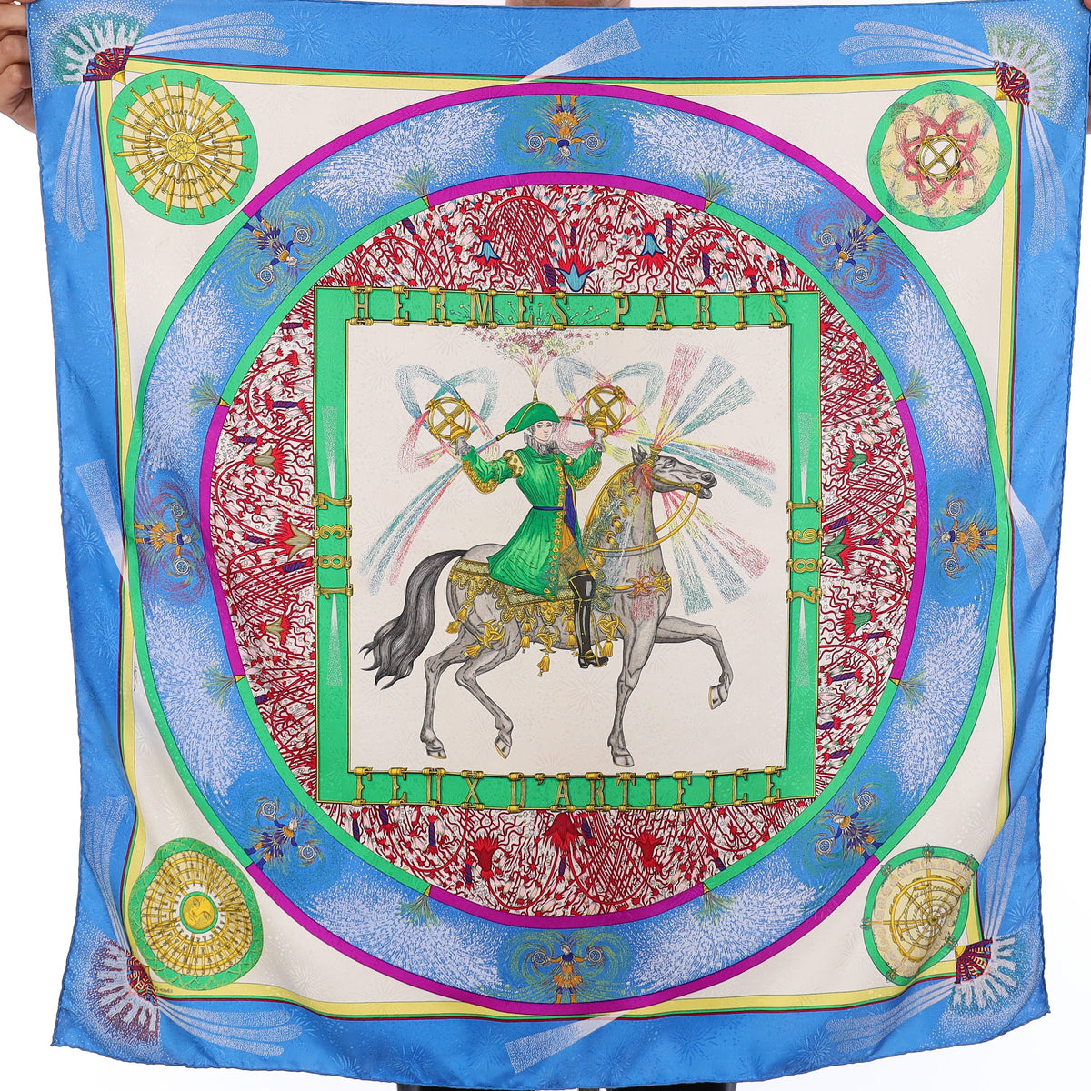 Hermès Feux d'Artifice Silk Scarf