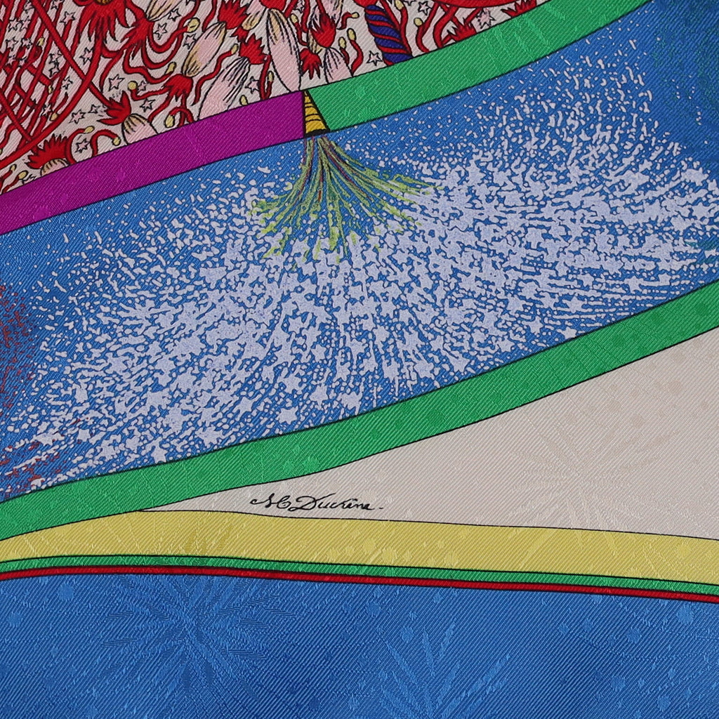 Hermès Feux d'Artifice Silk Scarf
