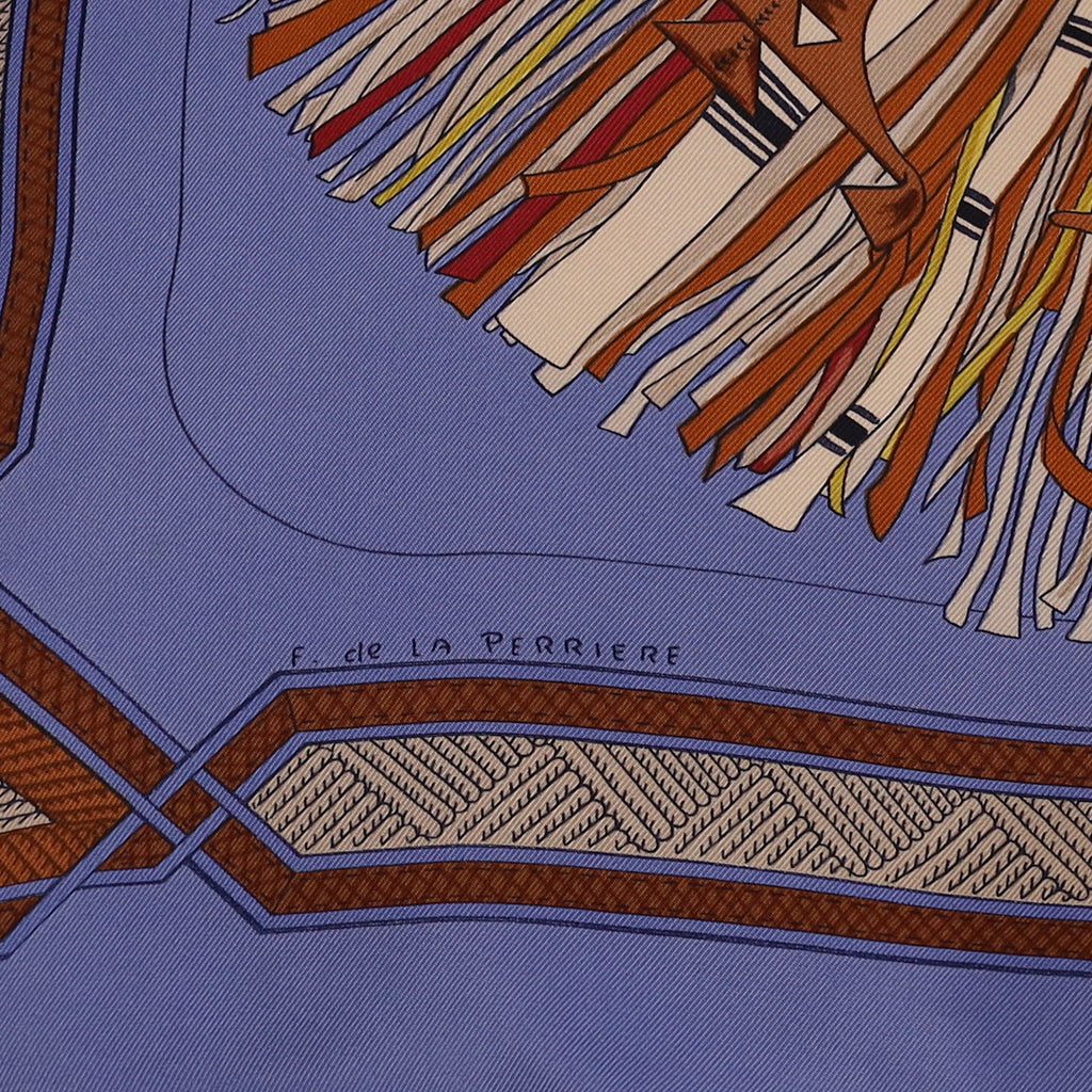 Hermès Cuirs du Desert Silk Scarf