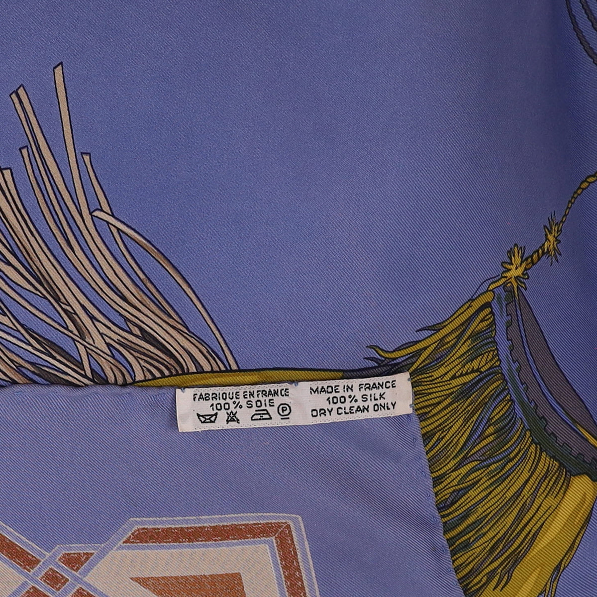 Hermès Cuirs du Desert Silk Scarf