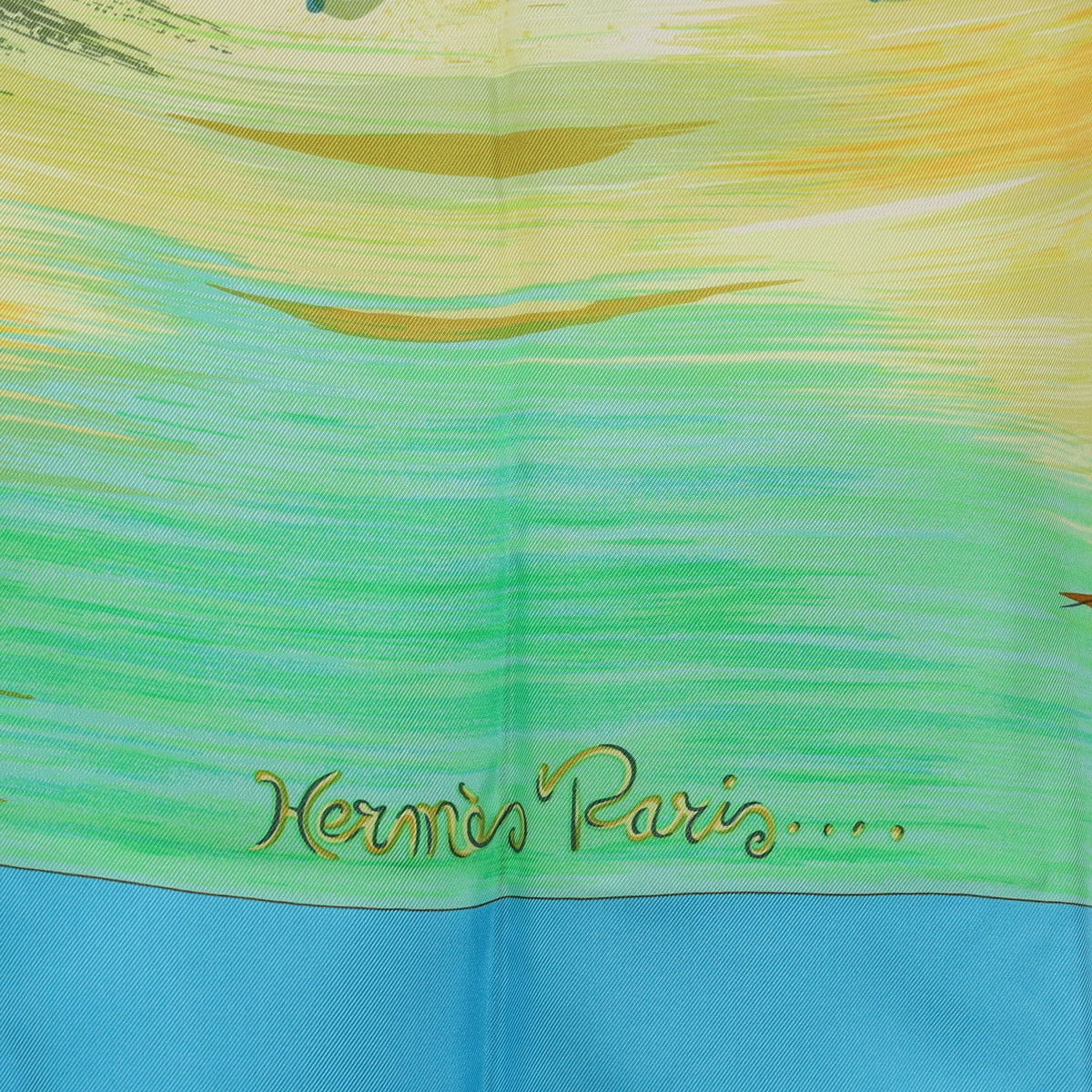 Pristine Boxed Hermès Les Perles de Turkana Silk Scarf