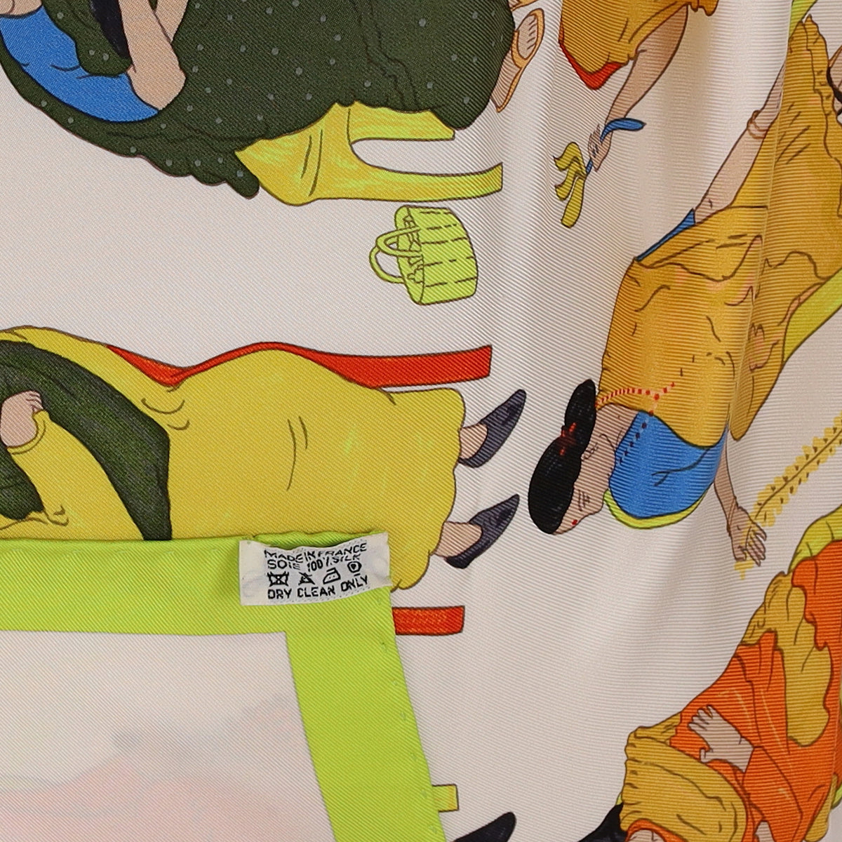 Boxed Hermès Colour Masala Silk Scarf