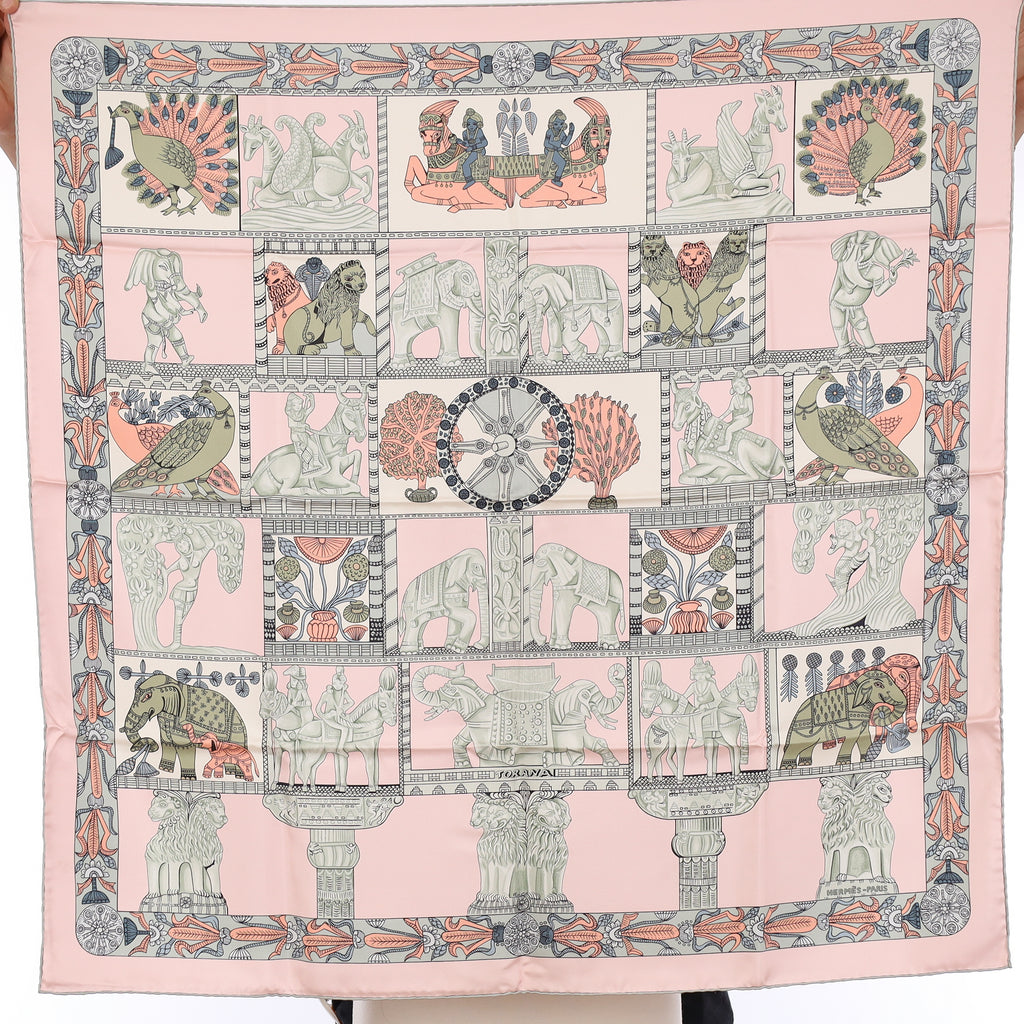 Brand New Boxed Hermès Torana Silk Scarf
