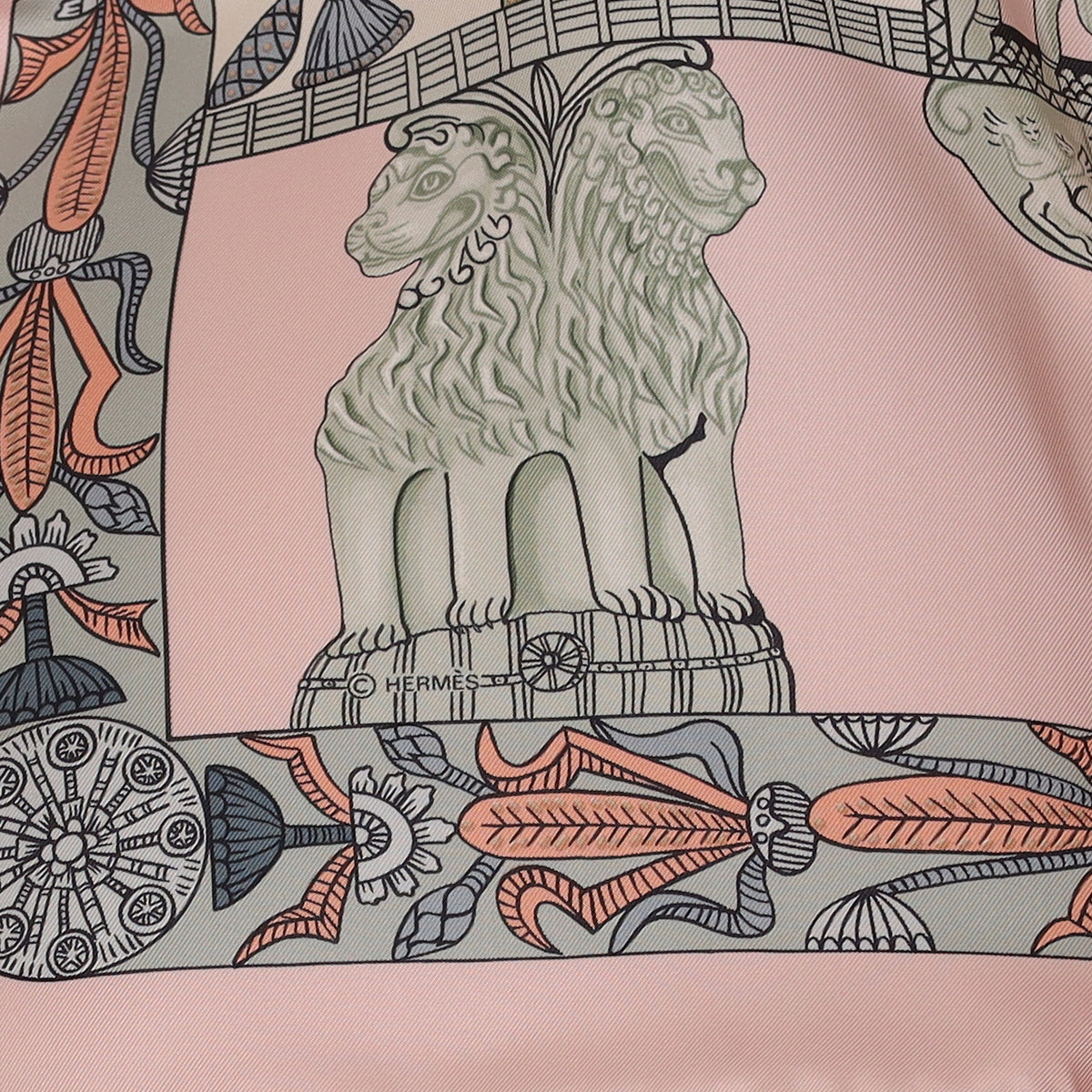 Brand New Boxed Hermès Torana Silk Scarf