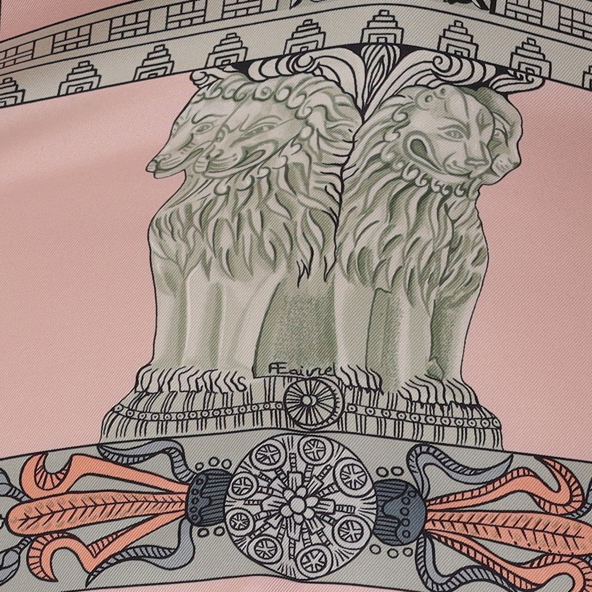 Brand New Boxed Hermès Torana Silk Scarf