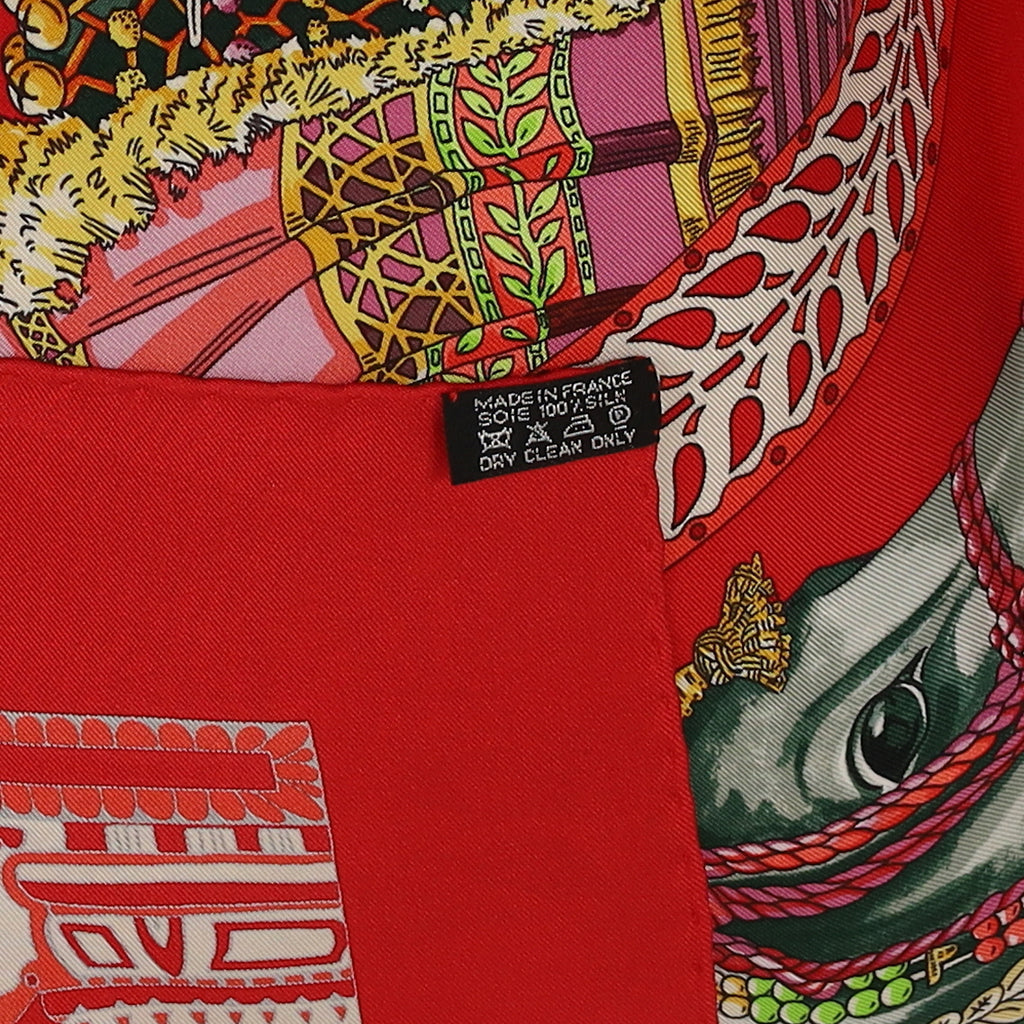 Pristine Boxed Hermès La Danse du Cheval Marwari Silk Scarf Rare