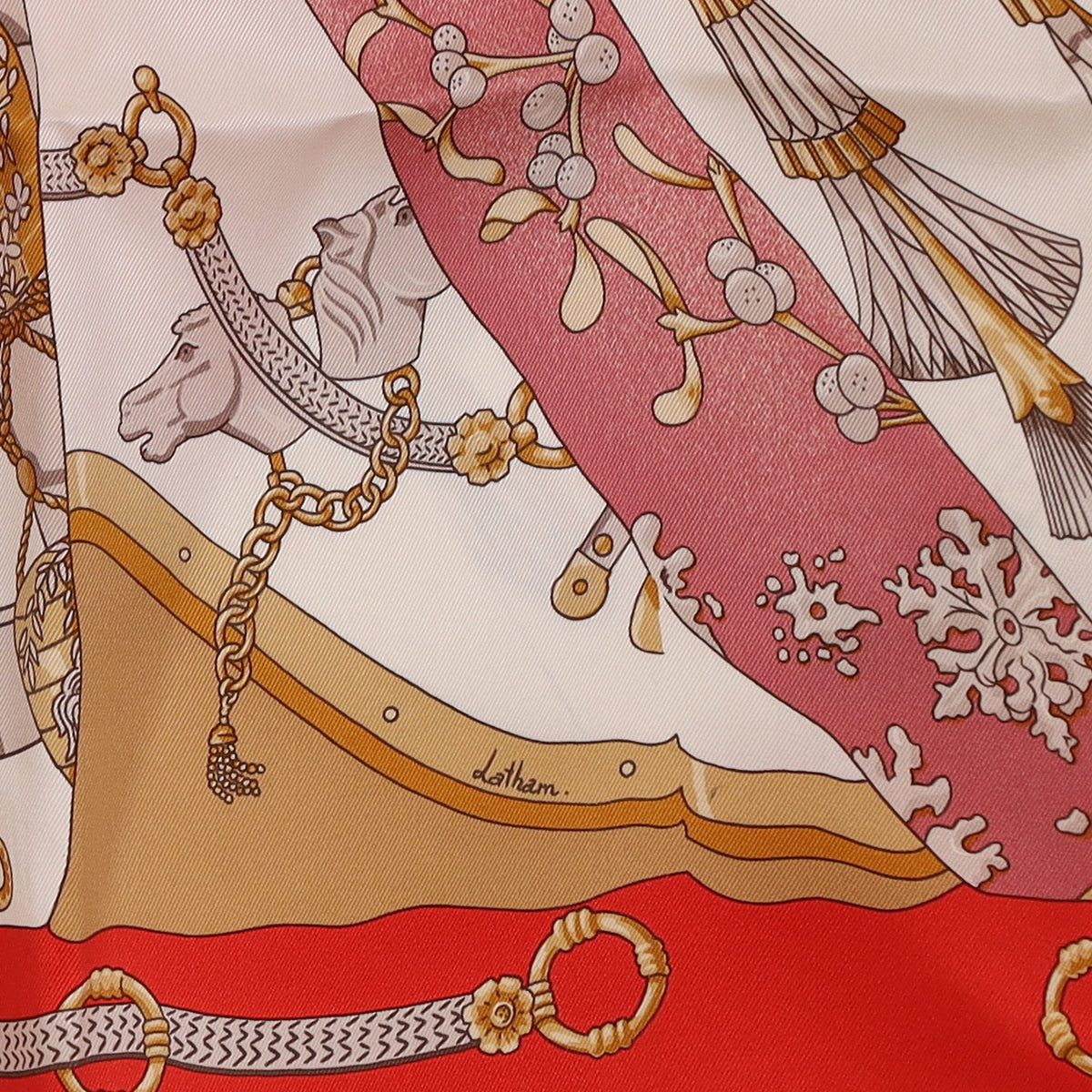 Pristine Boxed Hermès 70 Soleil de Soie Silk Scarf