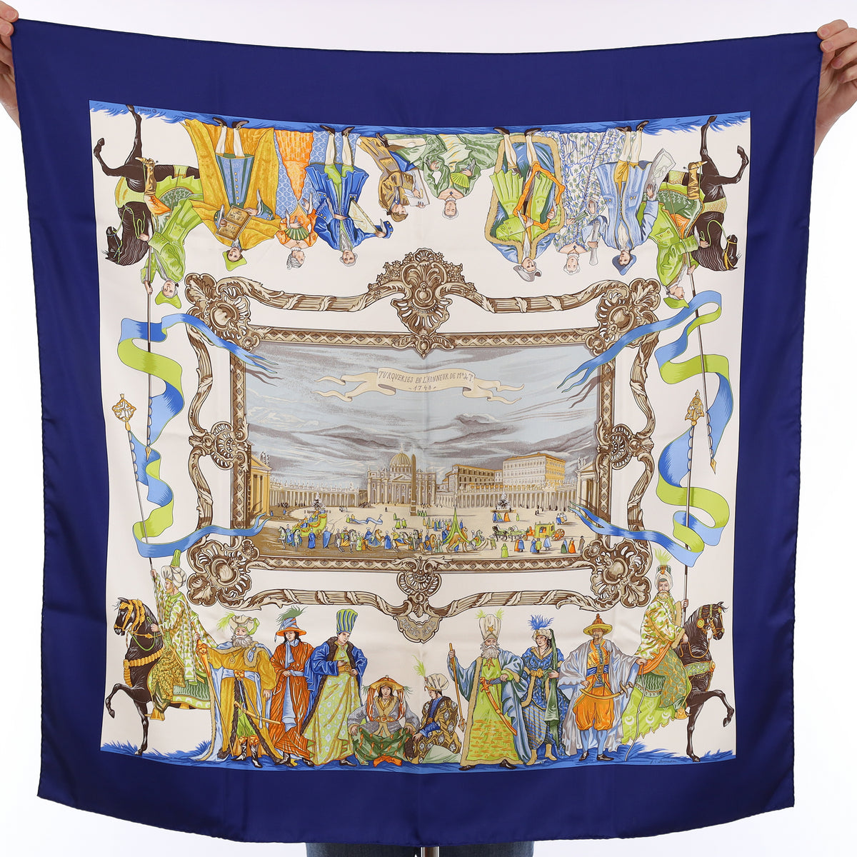 Pristine Boxed Hermès Turqueries en L'honneur de Mr de T Silk Scarf Quite Rare