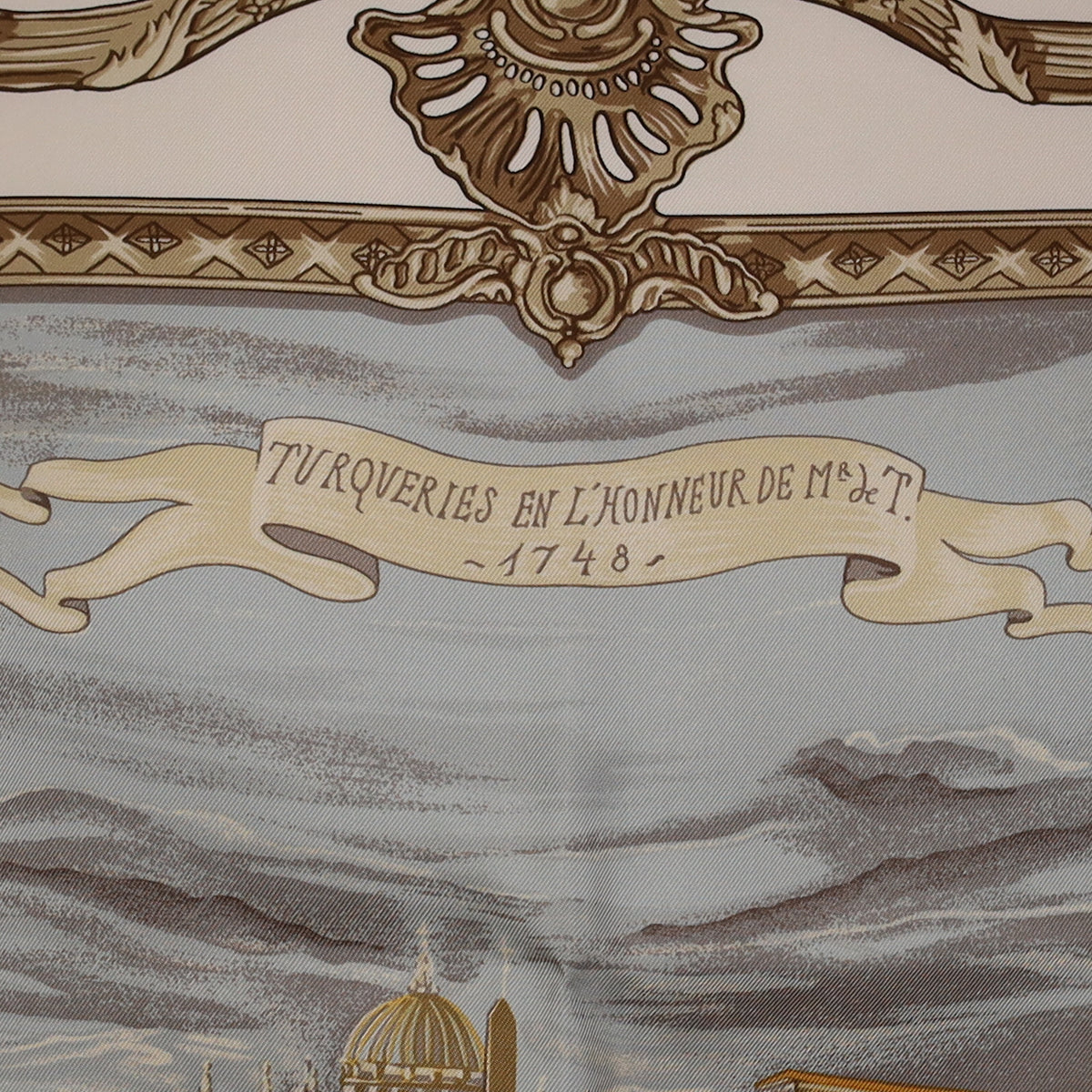 Pristine Boxed Hermès Turqueries en L'honneur de Mr de T Silk Scarf Quite Rare