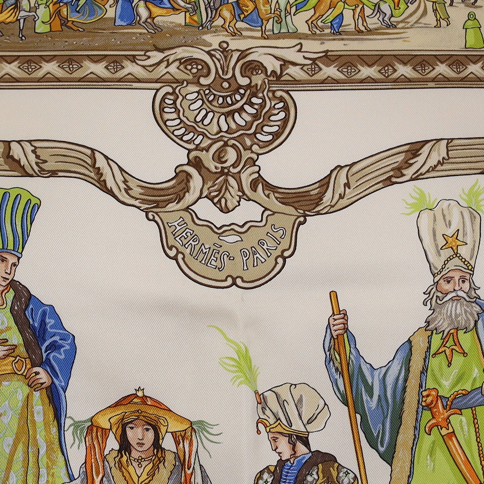 Pristine Boxed Hermès Turqueries en L'honneur de Mr de T Silk Scarf Quite Rare